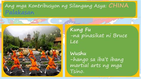 Mga Kontribusyon ng Silangan at timog silangang .